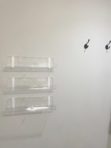 acrylic shelves